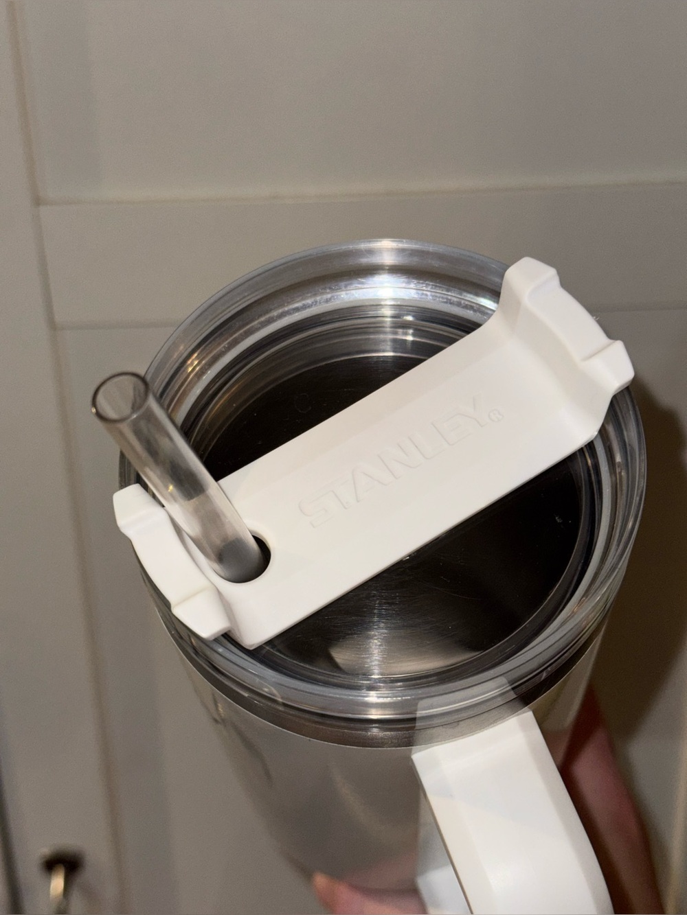 RARE Stanley 1st GEN OG White 40 oz Adventure Quencher Stainless Steel Tumbler - Picture 6 of 7